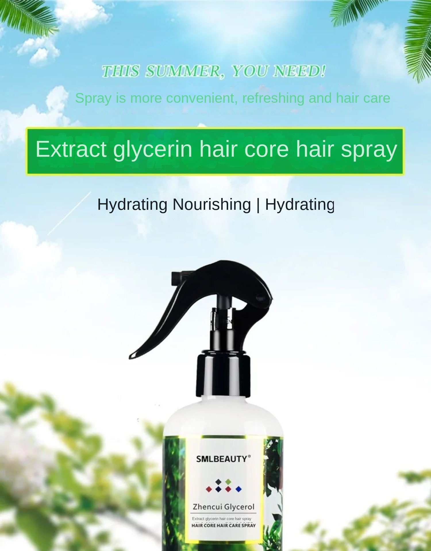 Glycerol Hair Care Spray