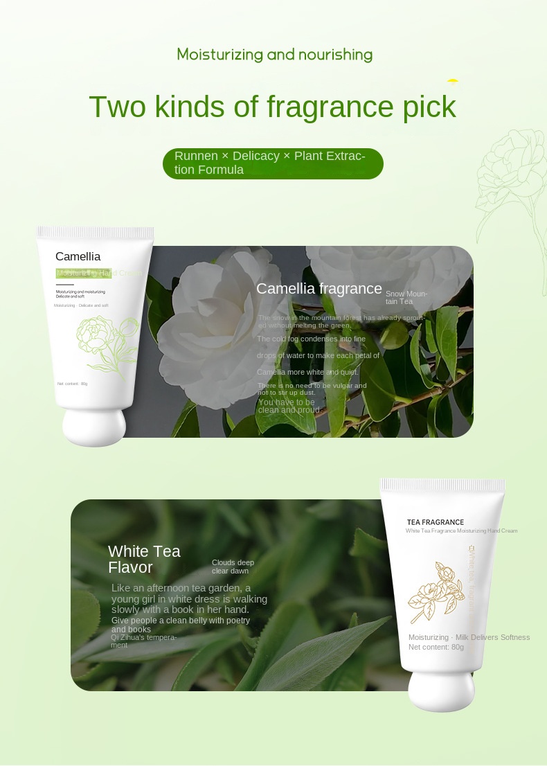 Camellia Moisturizing Hand Cream
