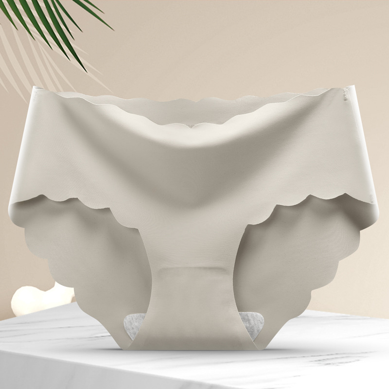 Ladies Ice Silk Seamless Panties