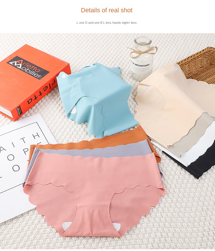 Ladies Ice Silk Seamless Panties