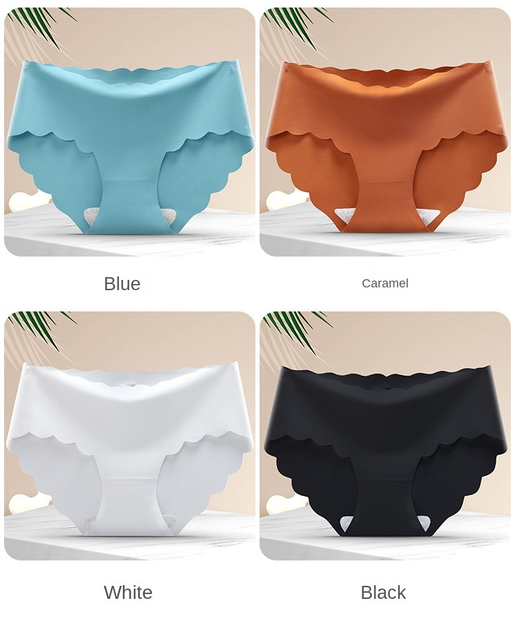 Ladies Ice Silk Seamless Panties