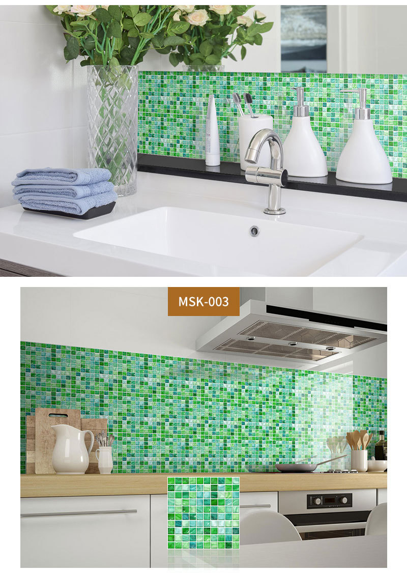Self - Adhesive Mosaic Tile Wallpaper