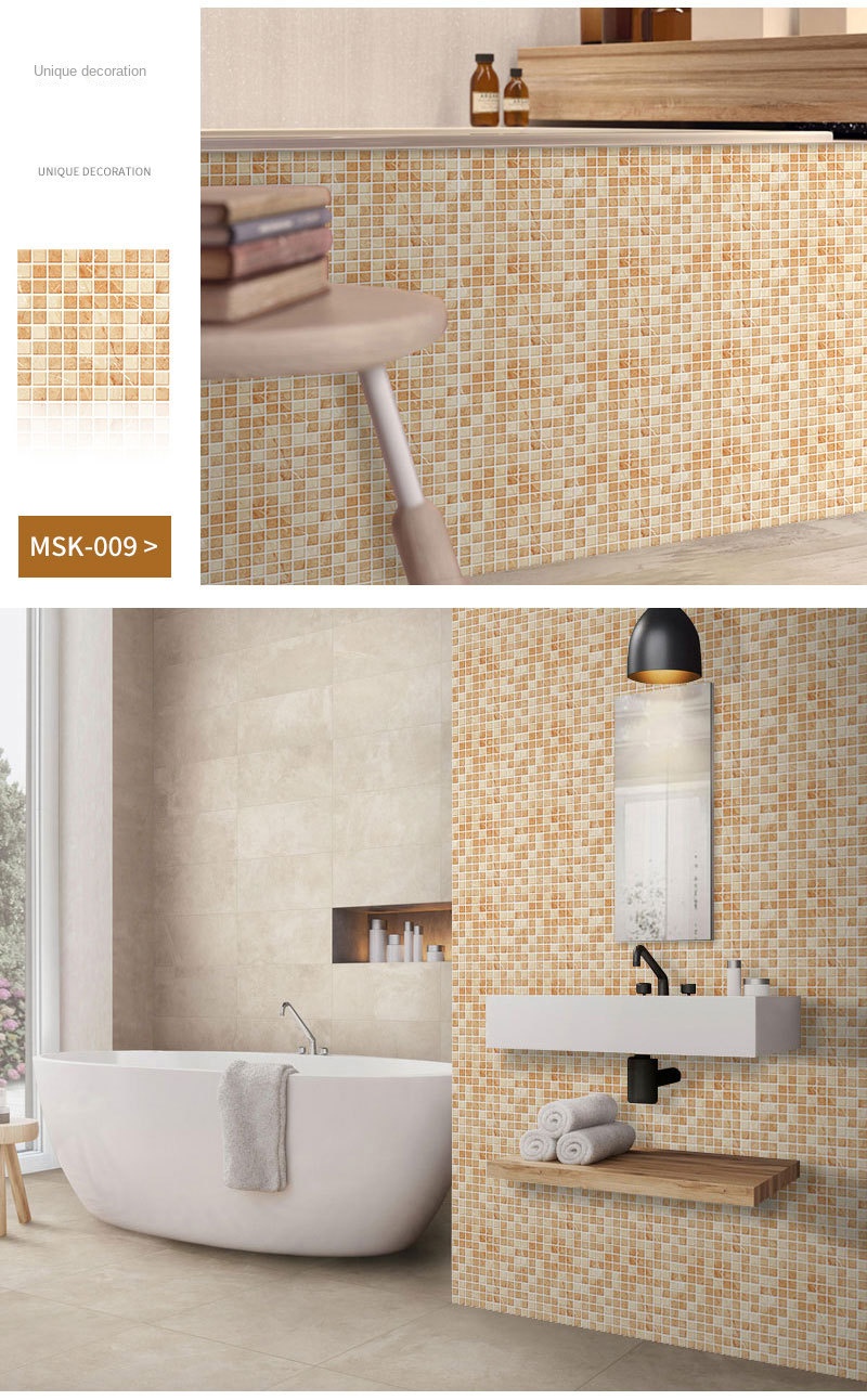 Self - Adhesive Mosaic Tile Wallpaper