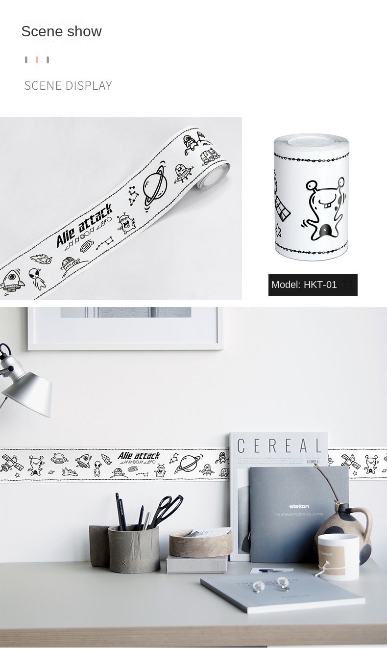 Self-adhesive Waterproof Wall Sticker for Home Decoration