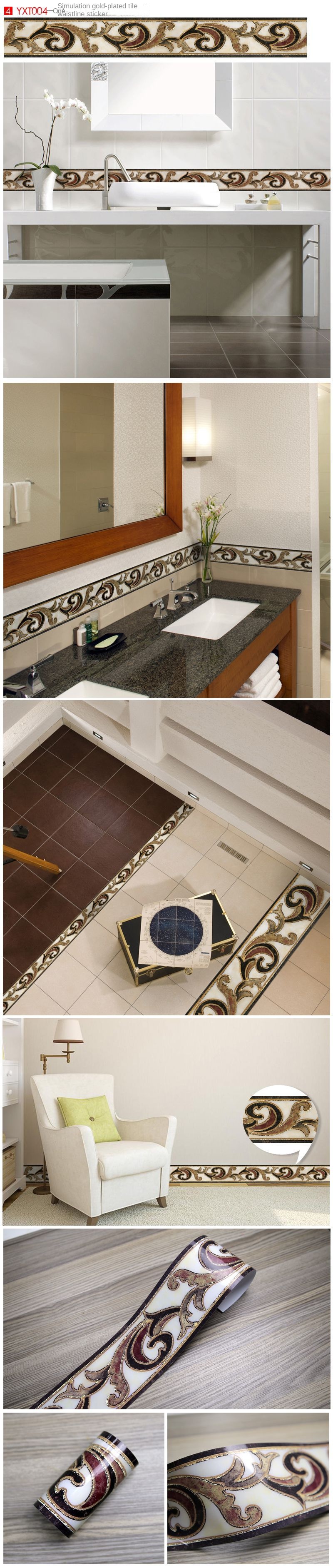 Self-adhesive Waterproof Wall Sticker for Home Decoration