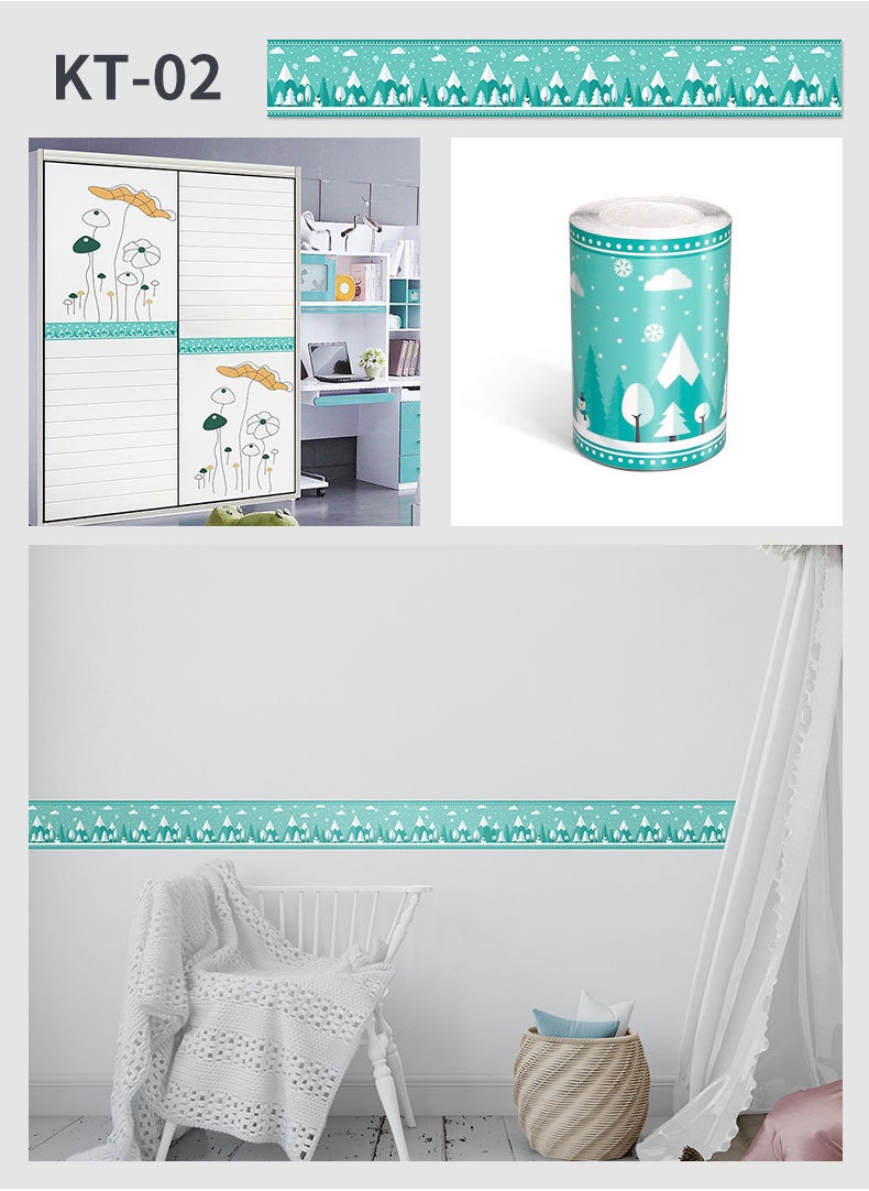 Self-adhesive Waterproof Wall Sticker for Home Decoration