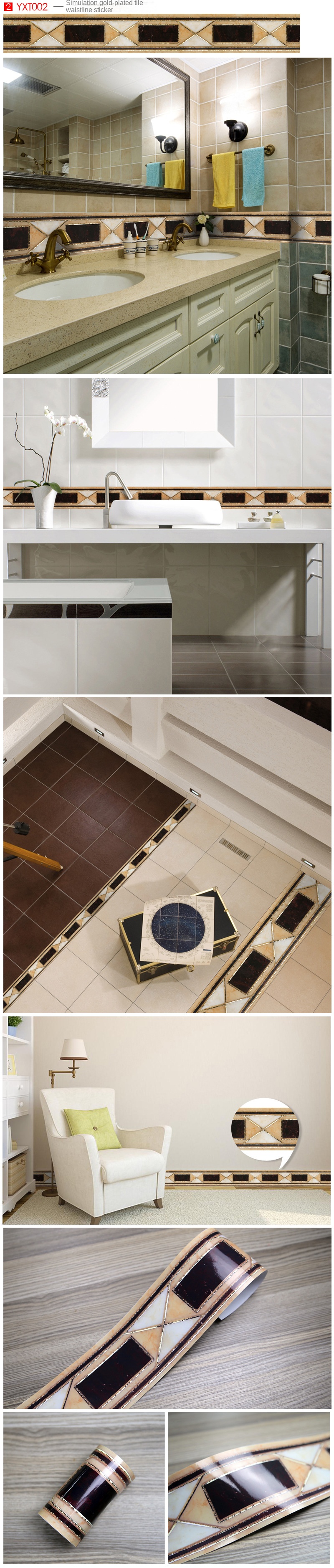 Self-adhesive Waterproof Wall Sticker for Home Decoration