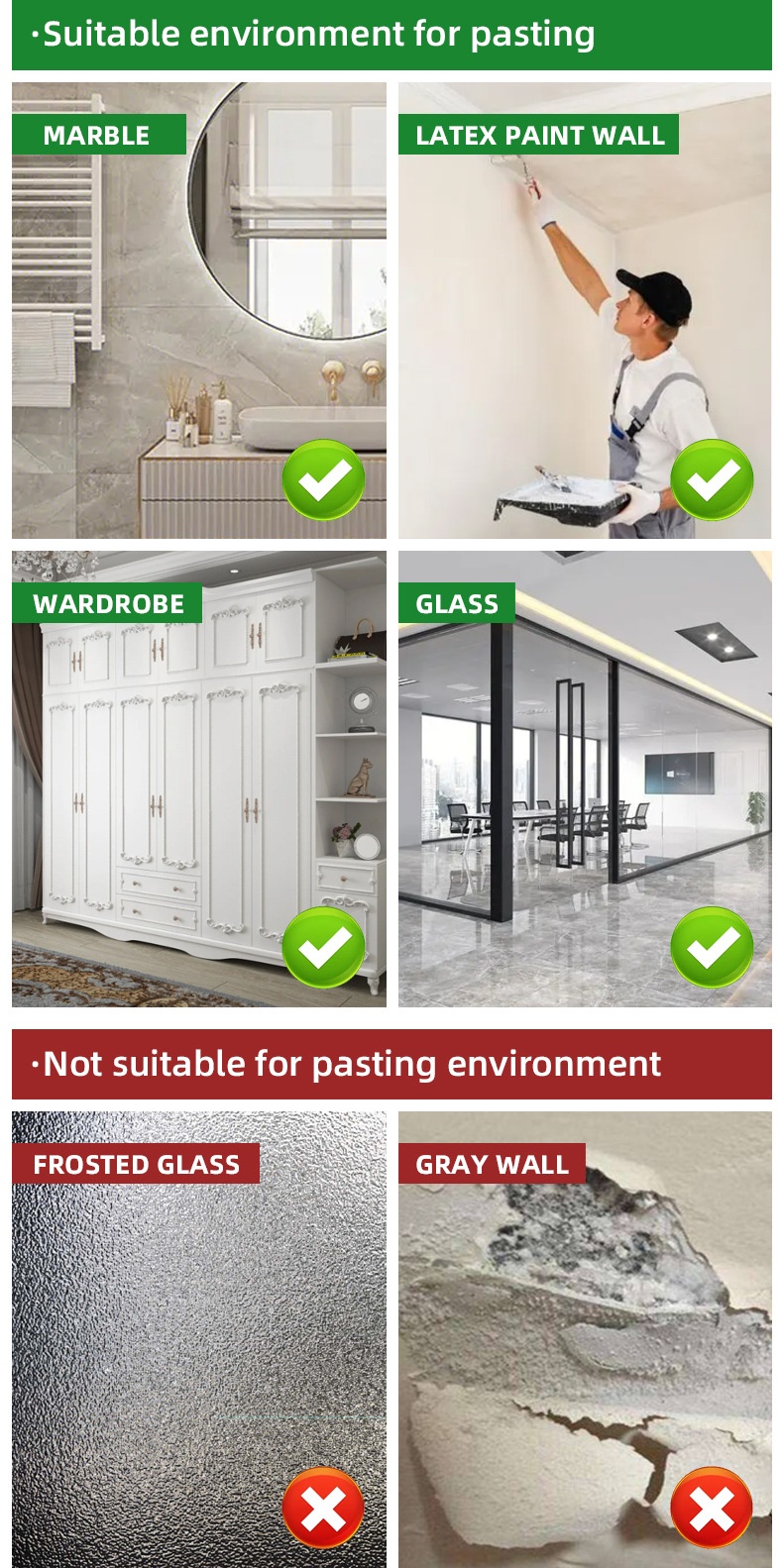 Self - Adhesive Wall Waistline Stickers