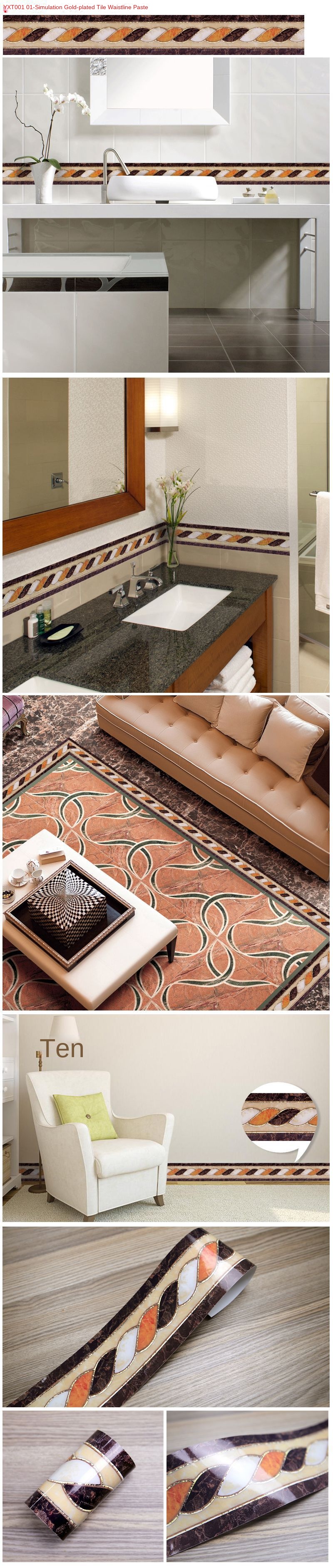 Self-adhesive Waterproof Wall Sticker for Home Decoration