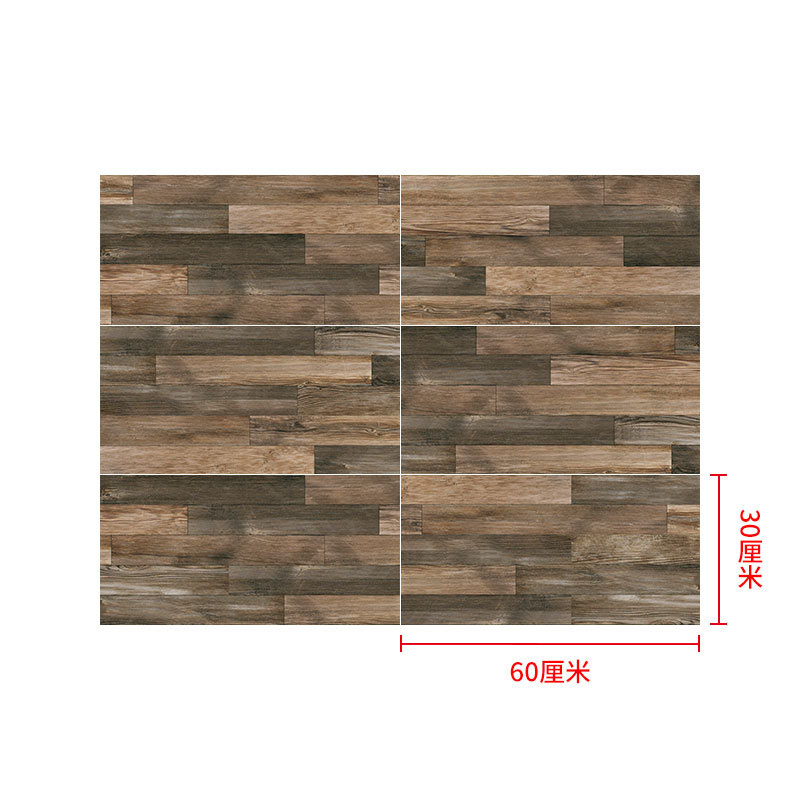 Self - Adhesive Wood Grain Wall and Floor Stickers