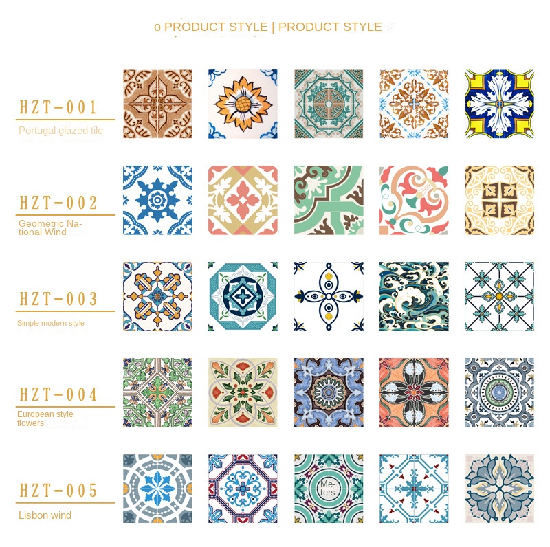 Creative Self - Adhesive Tile Stickers