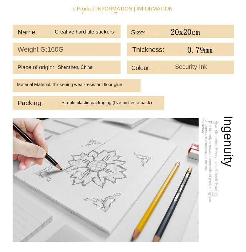 Creative Self - Adhesive Tile Stickers