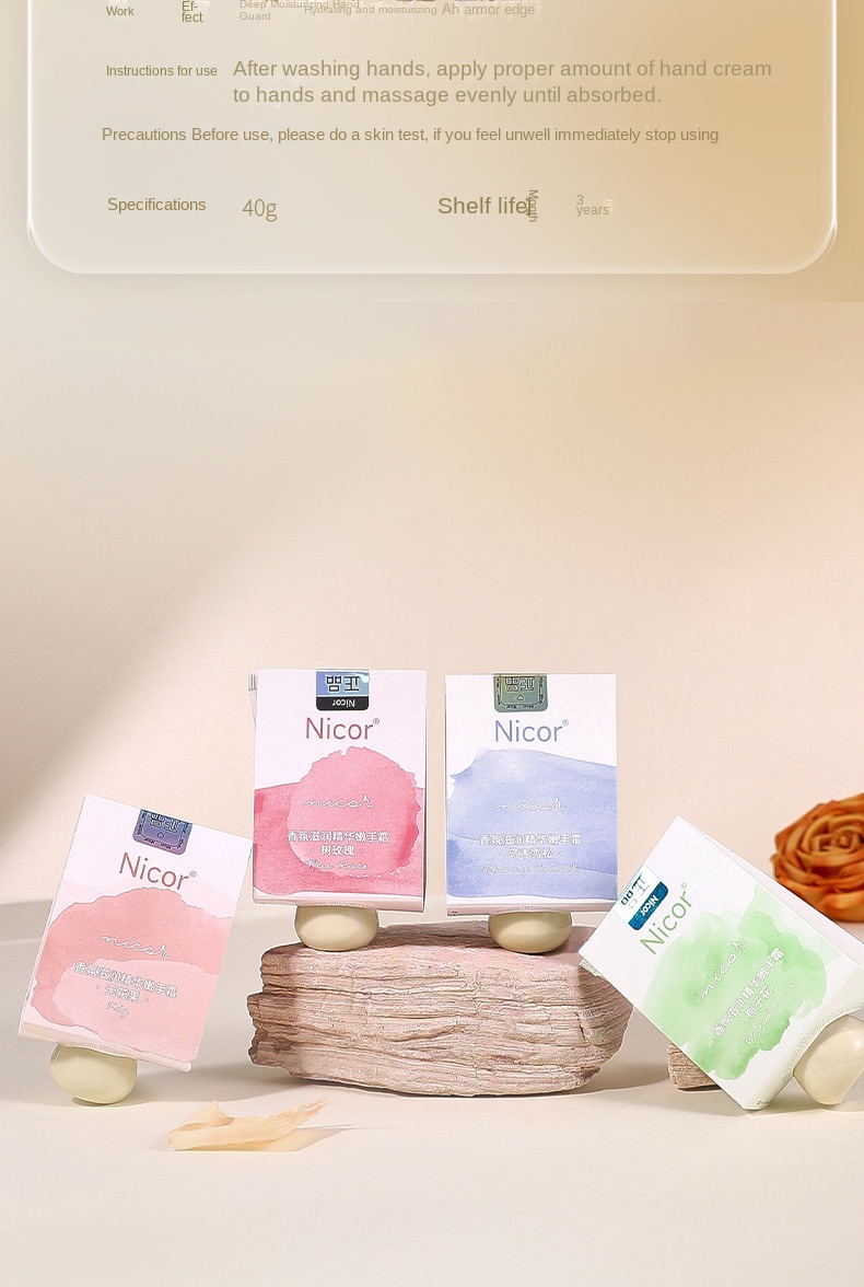 Fragrance Moisturizing Hand Cream Set