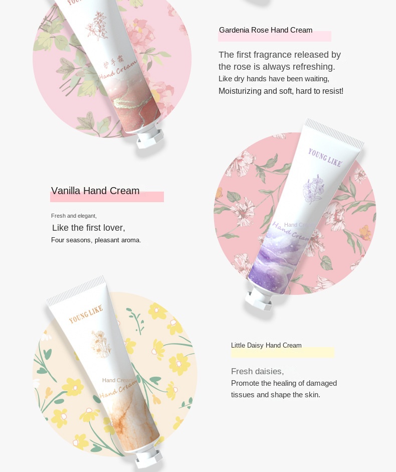 5-Piece Floral Hand Cream Gift Set