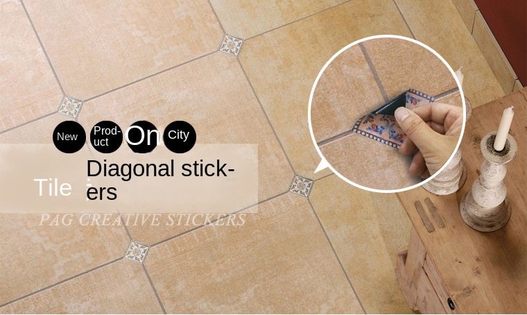 Waterproof Wear - resistant Self - adhesive Tile Corner Stickers