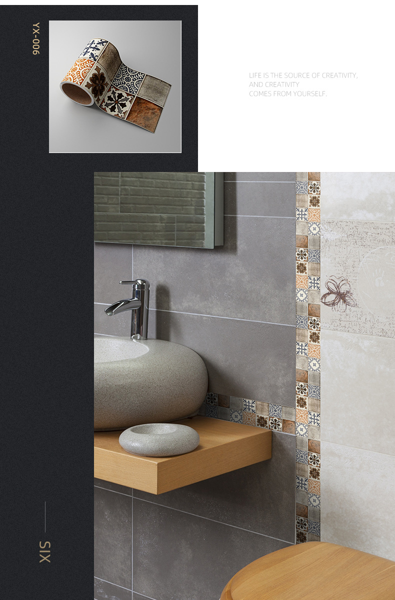 Self - Adhesive Wall Waistline Stickers