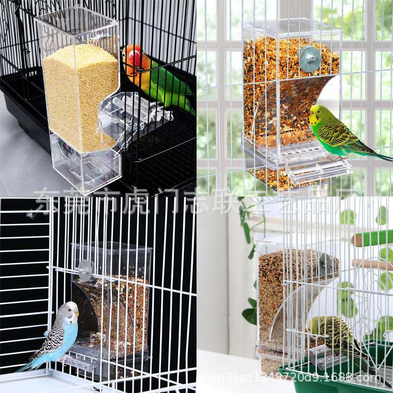 Automatic Transparent Bird Feeder