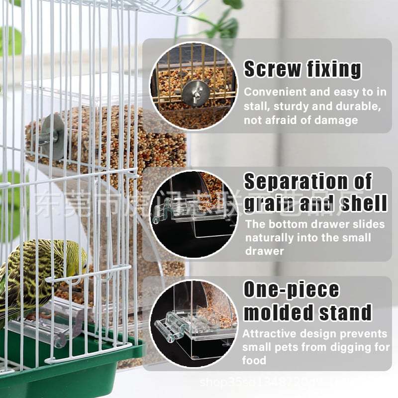 Automatic Transparent Bird Feeder