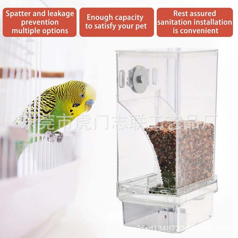 Automatic Transparent Bird Feeder