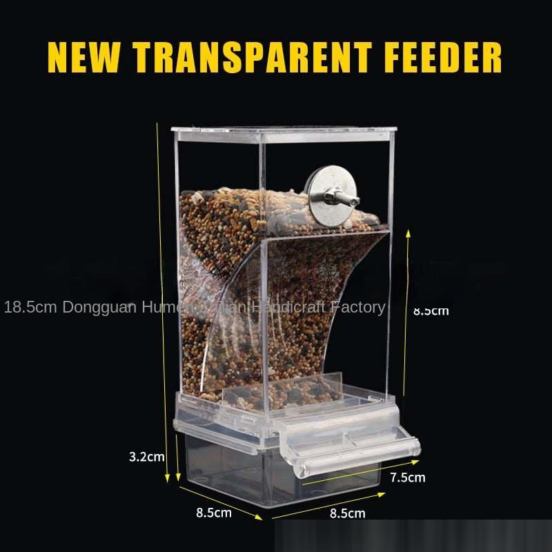 Automatic Transparent Bird Feeder
