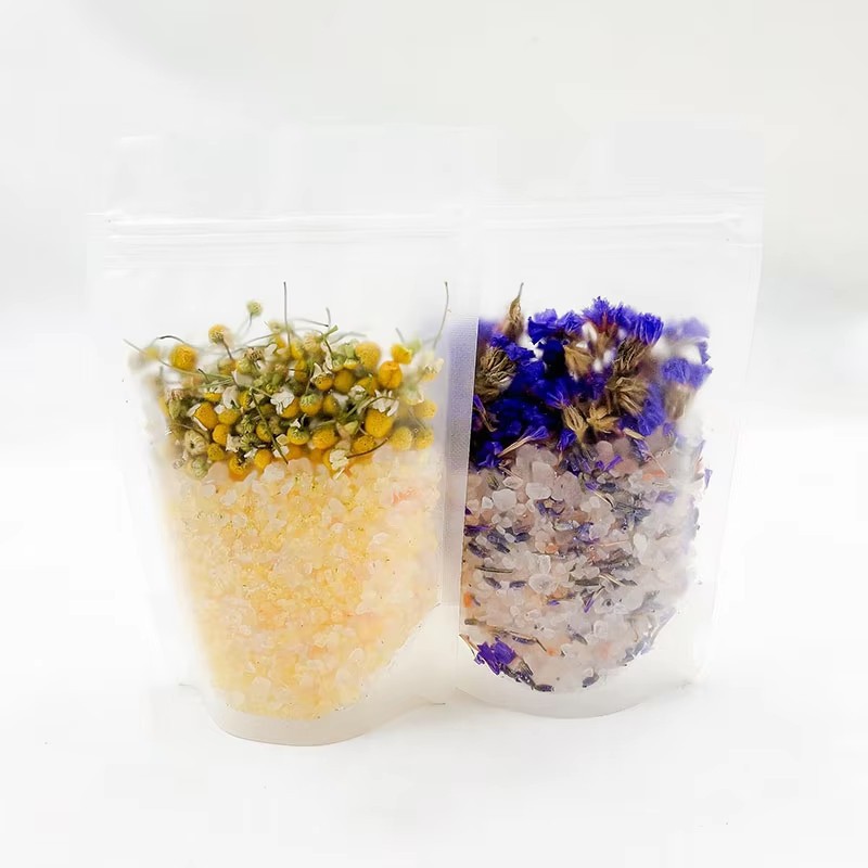Himalayan Mineral Bath Soak with Dry Flowers