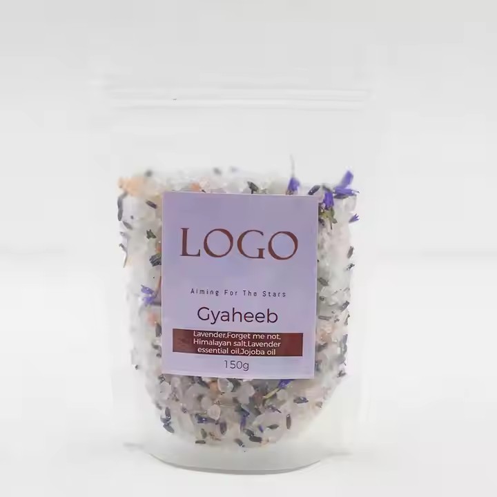 Himalayan Mineral Bath Soak with Dry Flowers