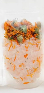 Himalayan Mineral Bath Soak with Dry Flowers
