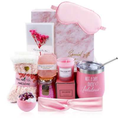 Gift Set with Scented Candle and More