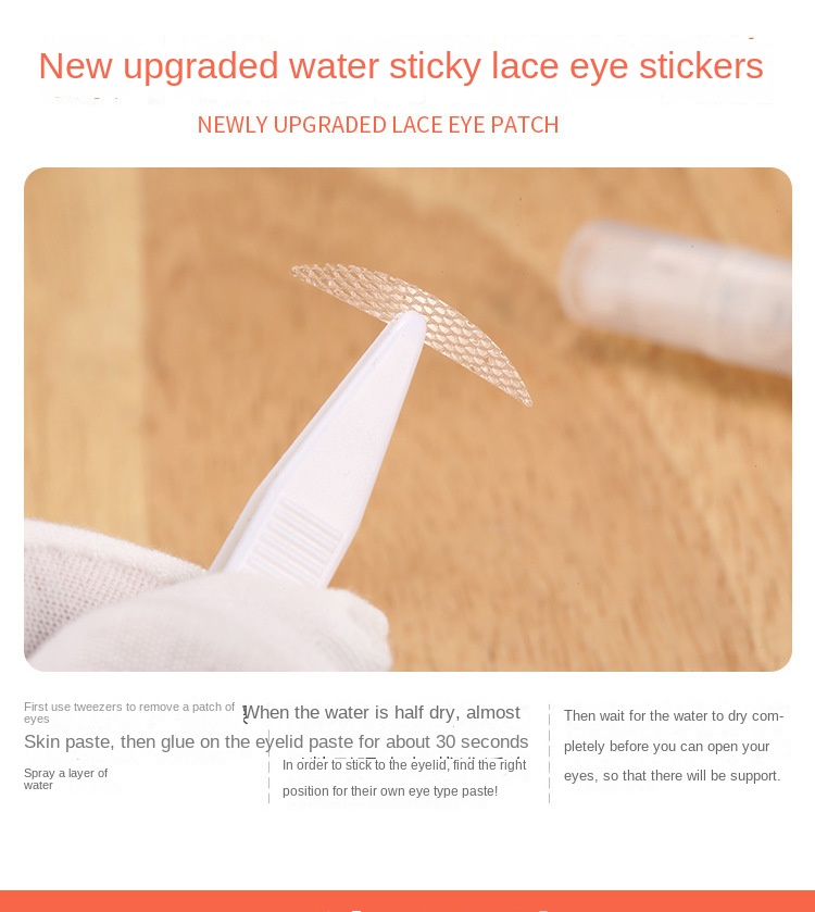 Invisible Lace Double Eyelid Patches for Various Eye Shapes
