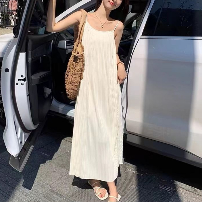 Women's Fall Ruffled Strappy Dress
