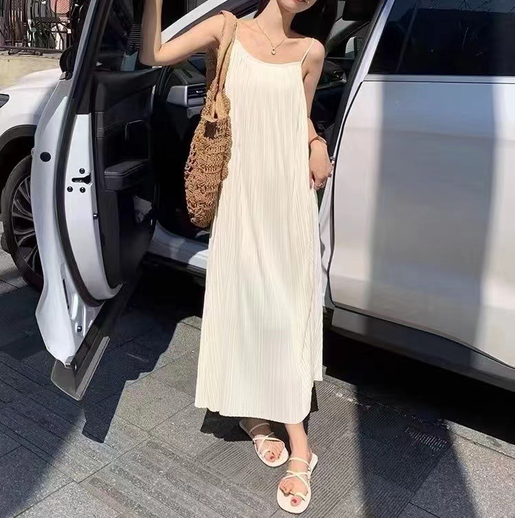 Women's Fall Ruffled Strappy Dress
