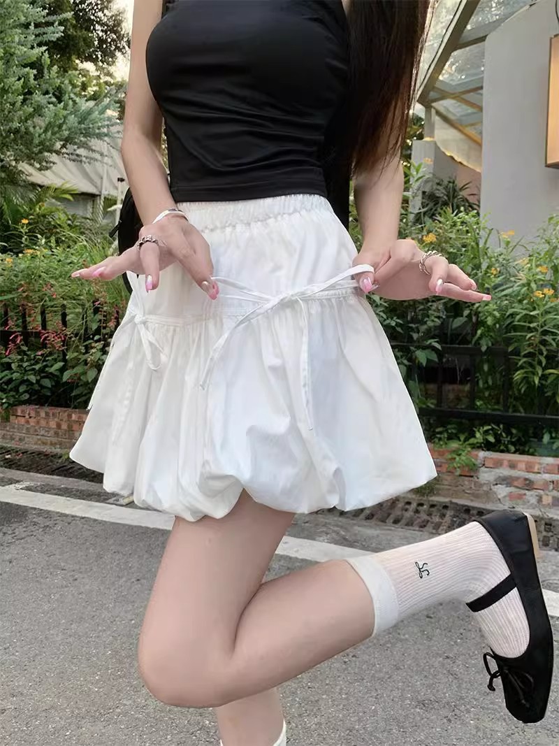 Women's White Short A-Line Tutu Skirt