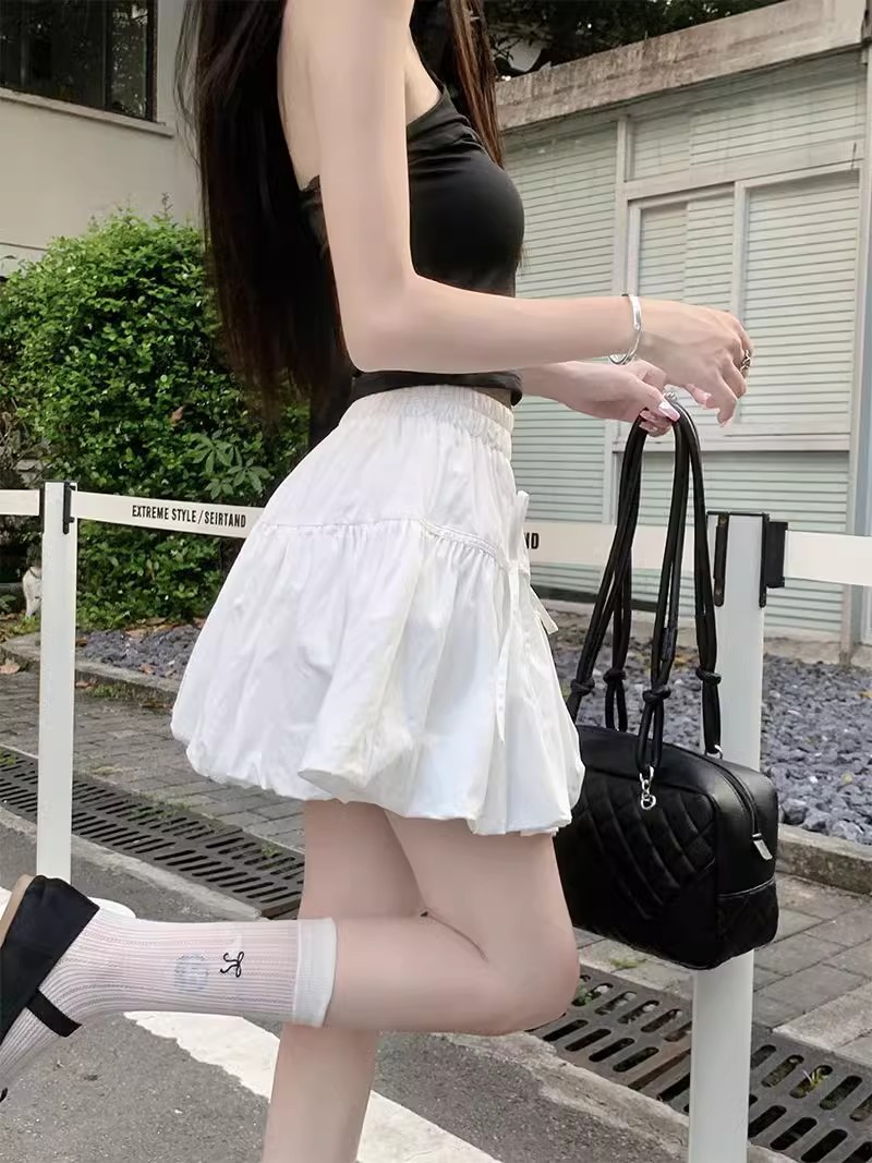 Women's White Short A-Line Tutu Skirt