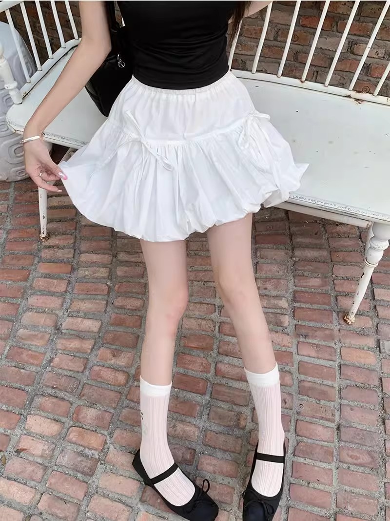Women's White Short A-Line Tutu Skirt