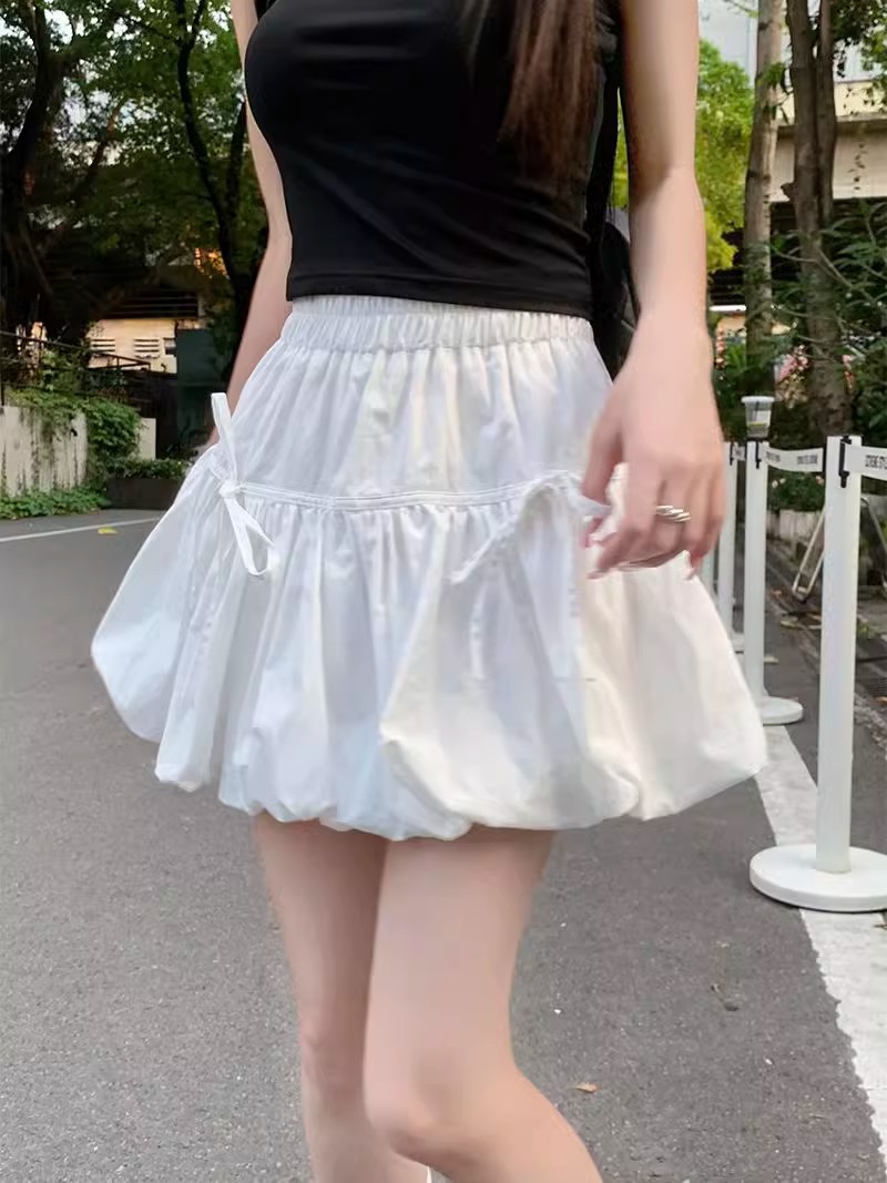 Women's White Short A-Line Tutu Skirt