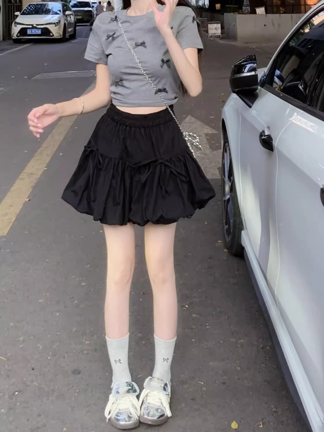 Women's White Short A-Line Tutu Skirt