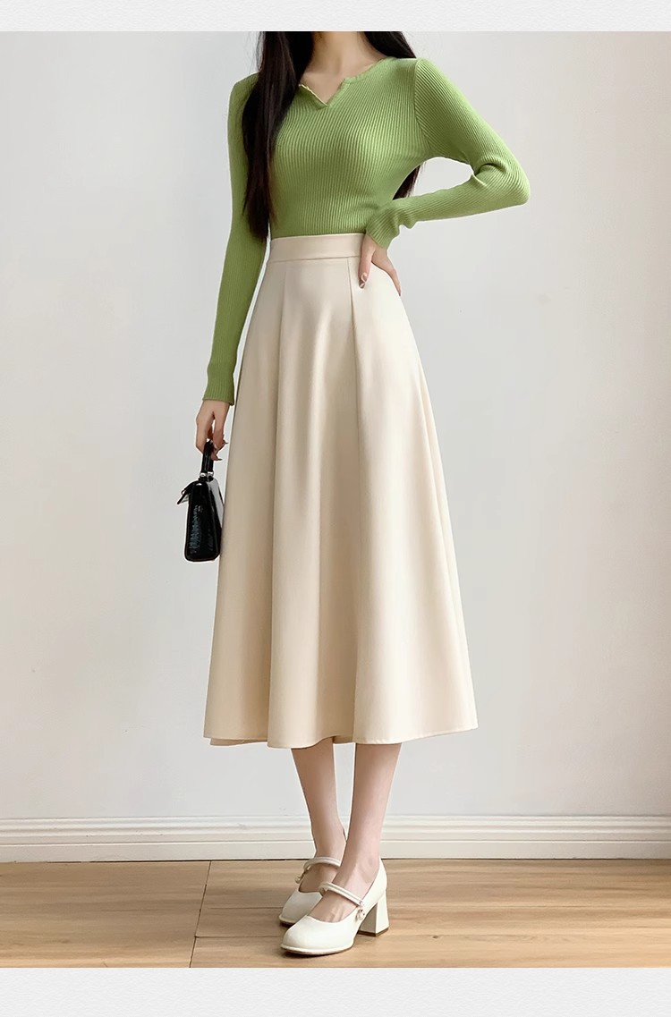 Women's Summer Black A-line Pleated Mini Skirt