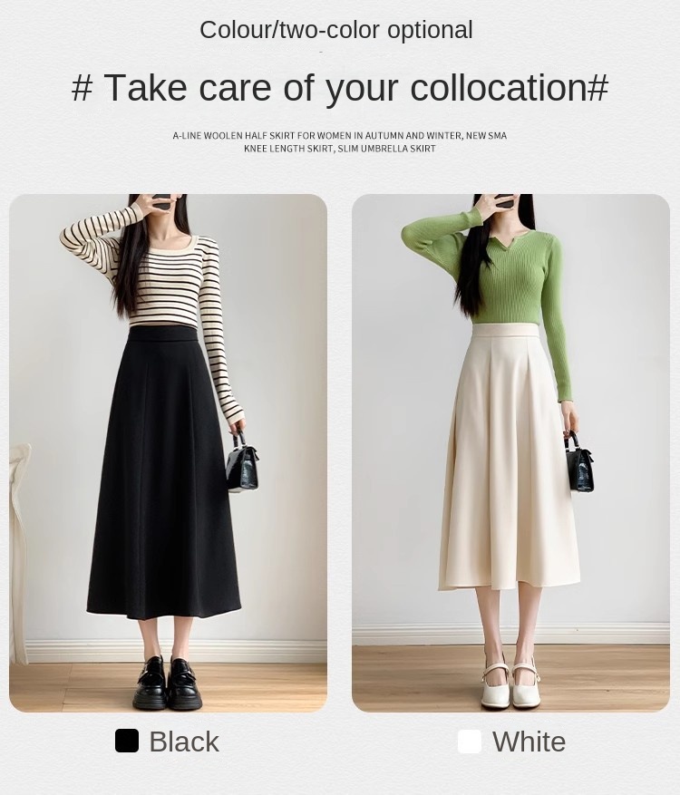 Women's Summer Black A-line Pleated Mini Skirt