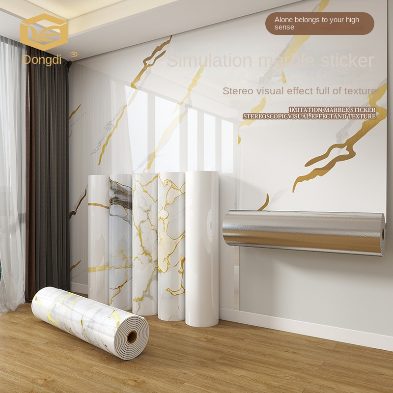 Self - Adhesive Waterproof Marble Wall Sticker