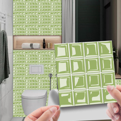 Removable Self - Adhesive Mosaic Wall Tiles for DIY Decoration