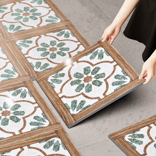 French Retro Self-adhesive Floor Stickers