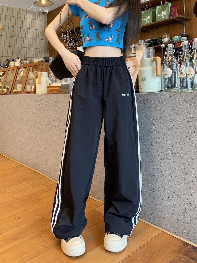 Women's American Quick-Dry Wide-Leg Sports Pants