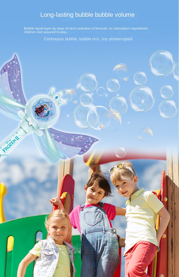 Disney Ice Princess Bubble Machine with Lights and Music