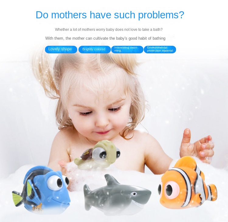 Rubber Spraying Sea Animal Bath Toys