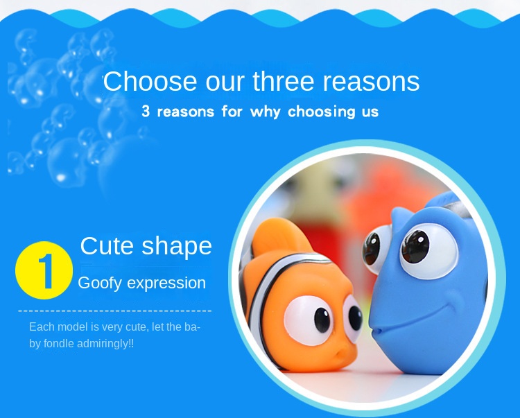 Rubber Spraying Sea Animal Bath Toys
