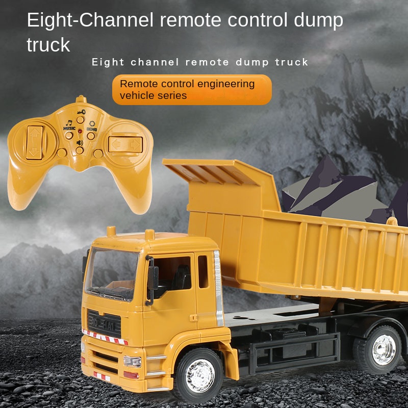 Remote Control Construction Truck Toy