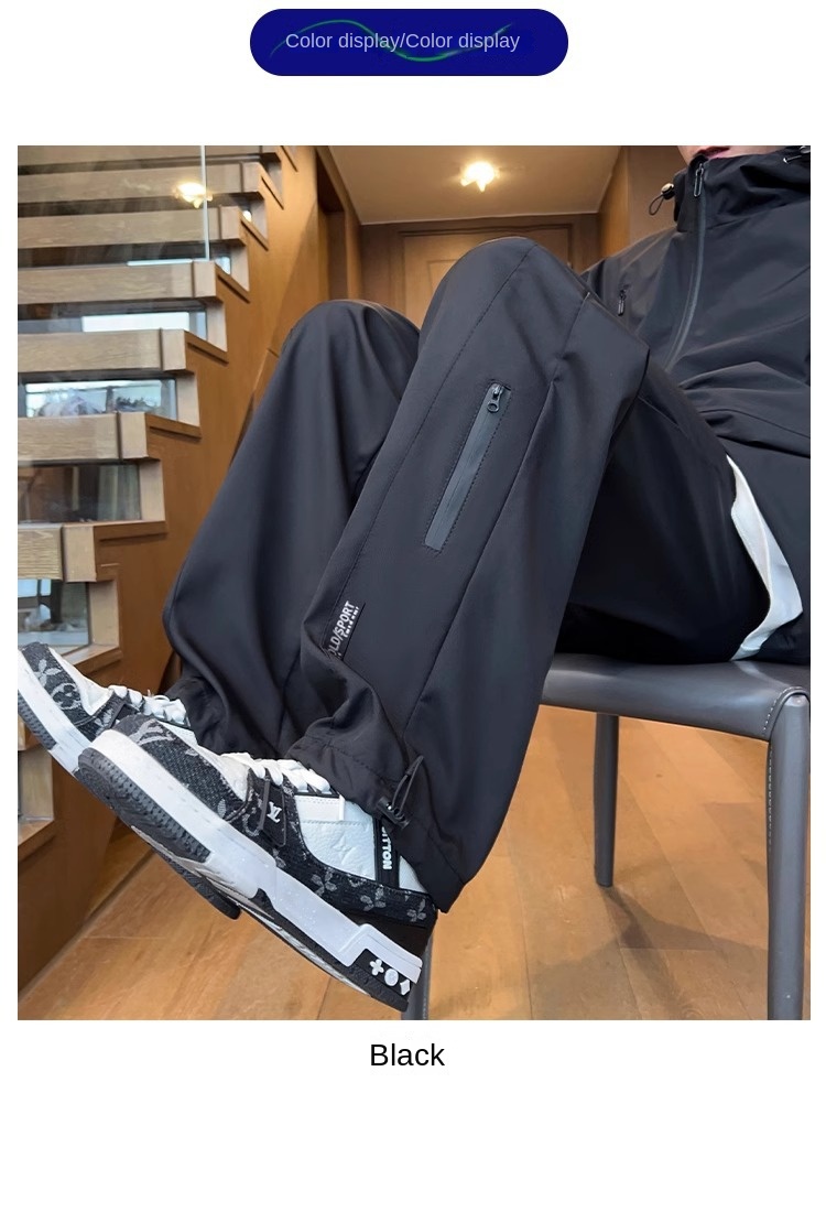 Men's Spring Autumn Quick-dry Cargo Trousers