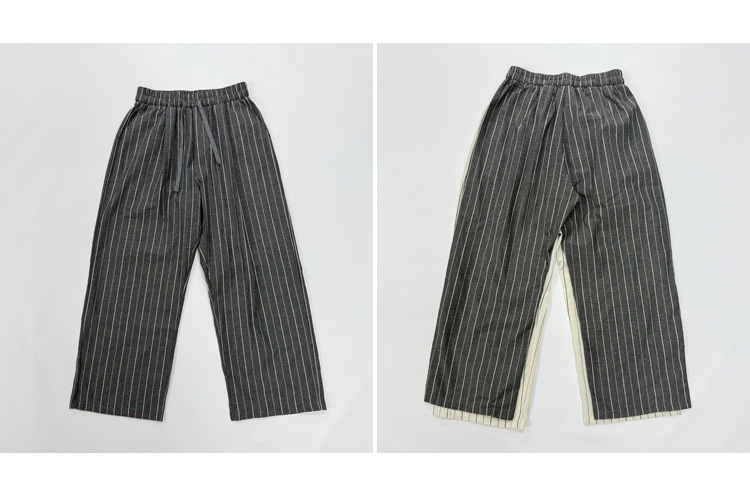 Men's Summer Knitted Stripe Casual Straight Pants
