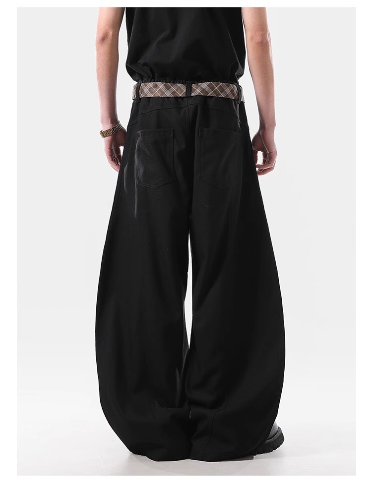Men's Summer American Street Cleanfit Wide-Leg Trousers