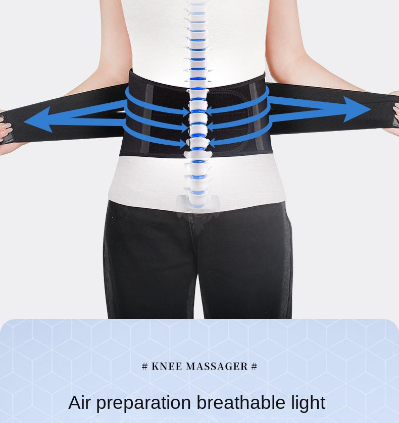 Breathable Supportive Thin Waist Belt for Lumbar